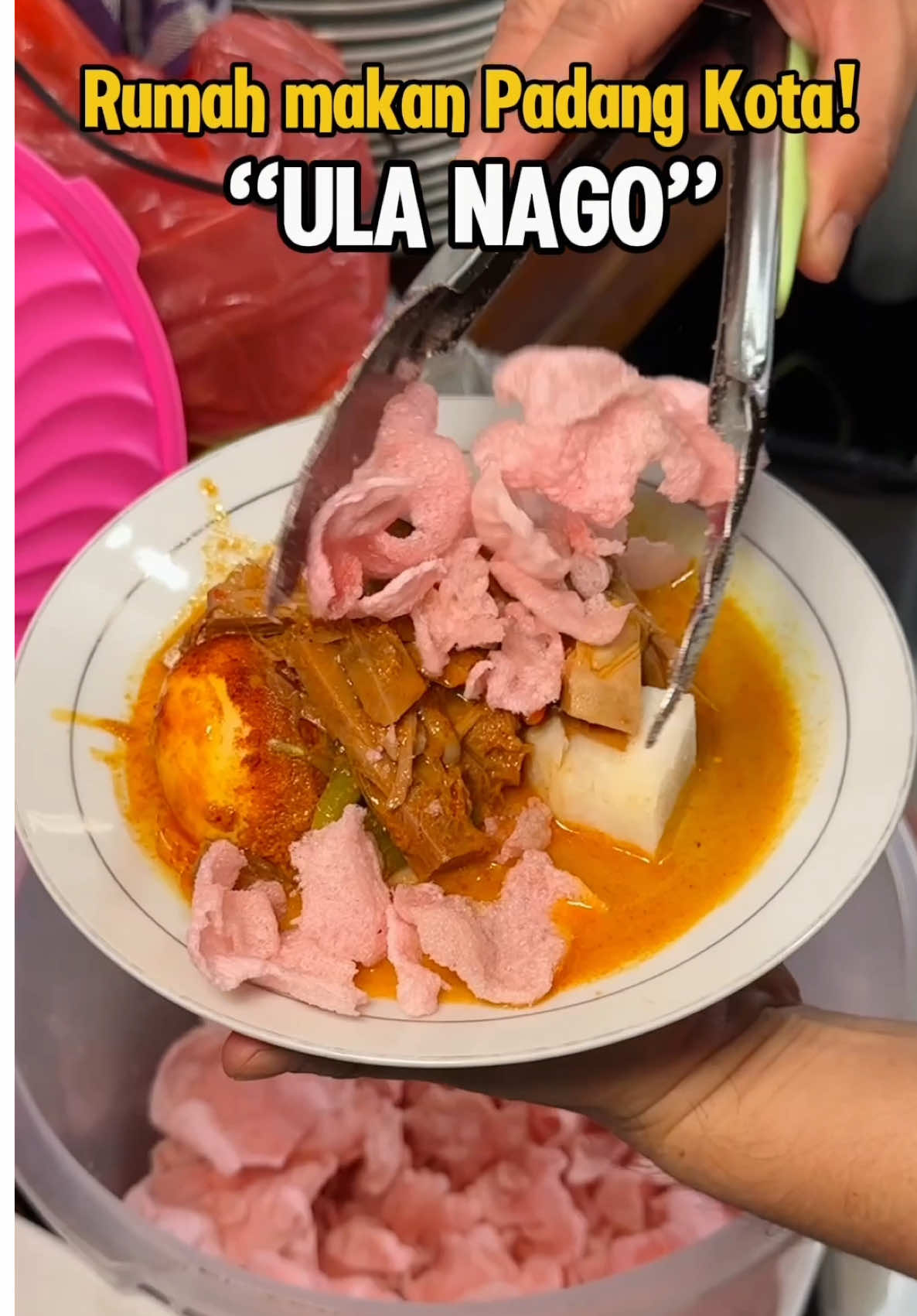 Rumah makan Padang Kota di Grogol! ulo Nago! Siapa perna coba?? 