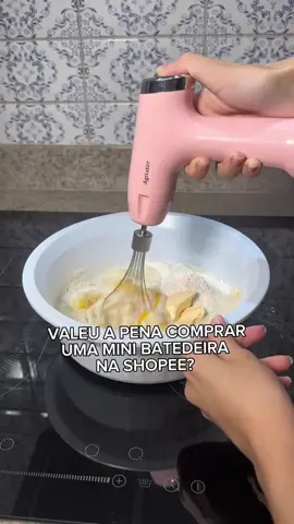Super prática essa “mini batedeira”, eu amei😱👏🏽 Quem quiser o link só comentar “EU”💖 #mini #shopeehaul #cozinha #achadinhos #viral 