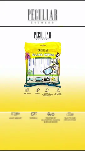 Peculiar Anti-Fog Glass Wipes Wipes with Nano-Technology Cleaner Degreaser Non-Toxic Quick Dry Dust removal, quick drying, high definition, Disposable Eyeglasses Cleaning Dry Cleaning Wipe / Peculiar Eyewear Glass Wipes Dust Eyeglasses Cleaner Degreaser #antifogwipes #glasswipes #helmetantifog #fyp #trending 
