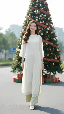 Áo dài Mộc Nhiên #aodaicachtan #aodaicachtannu #aodai #aodaitet2026 #aodaitet 