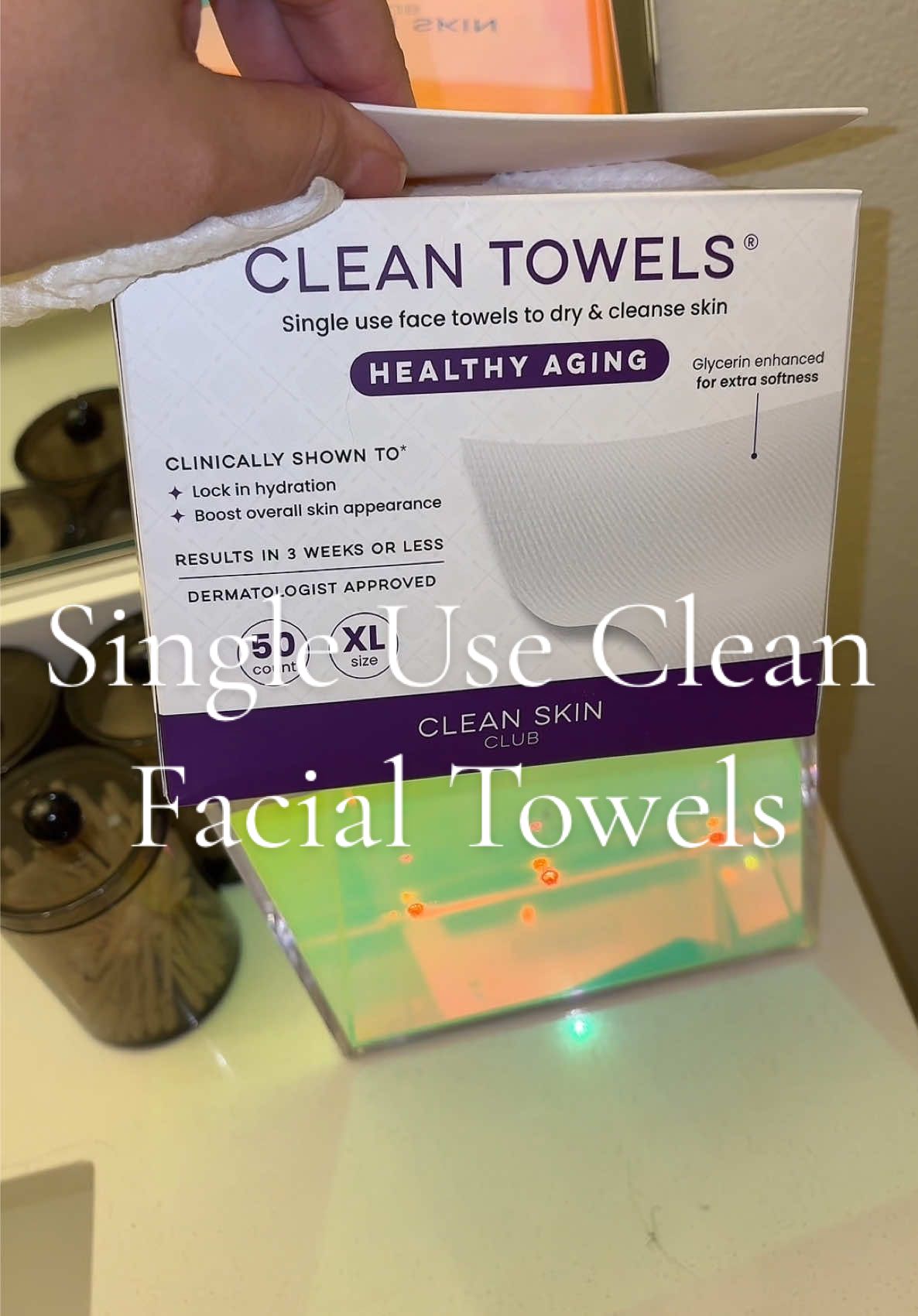 Clean towels each time for clean skin! #clean #cleanskinclub #towel #tiktokshopblackfriday #tiktokshopcybermonday 