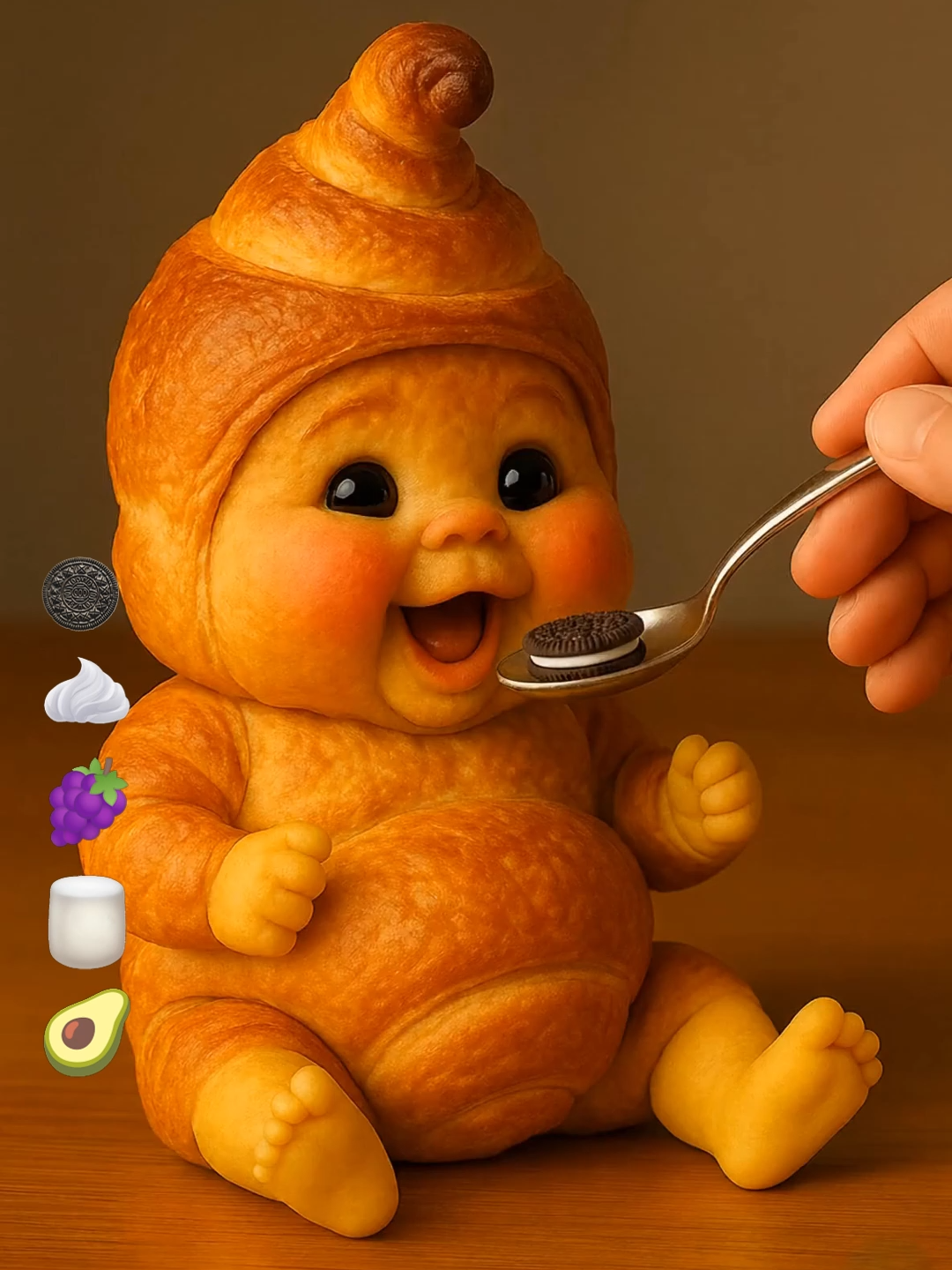 Croissant provando frutas e doces 🥐✨ ASMR #pixverse #pixverseai #asmr #satisfyingvideos #aiasmr #videossatisfatorios