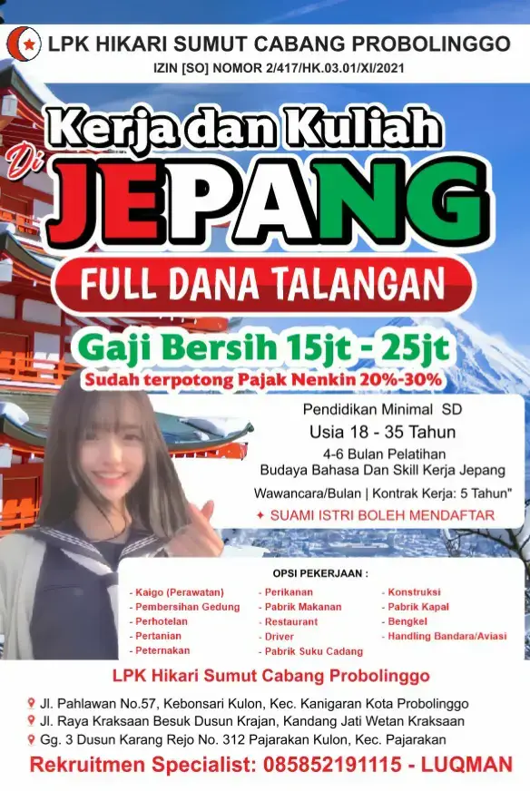 lpk Hikari Sumut probolinggo #probolinggo_jawatimur #kraksaanprobolinggo #pajarakan_probolinggo #fyppppppppppppppppppppppp 