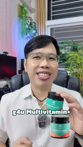 g4u วิตามินรวม ที่ทำงานร่วมกันได้ดีกว่า #วิตามินรวม #g4u #multivitamin #ตั้มวิตามิน 