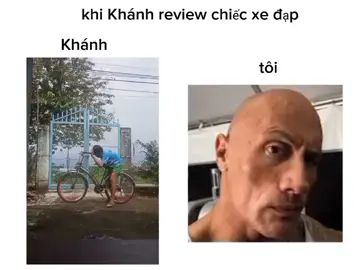 khi khánh review chiếc xe đạp #xuhuong #meme #haihuoc #viral #H13_TT