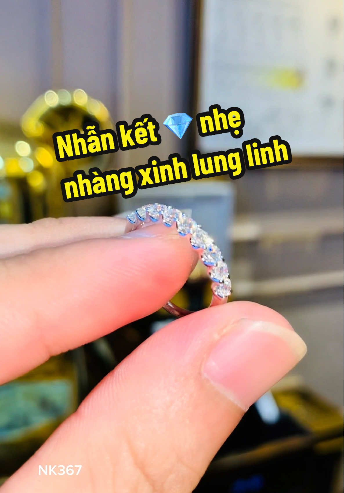Nhẫn kết 💎 nhẹ nhàng xinh lung linh #TamLuxury #NhanKetKimCuong #xuhuongtiktok #fyp #viral 