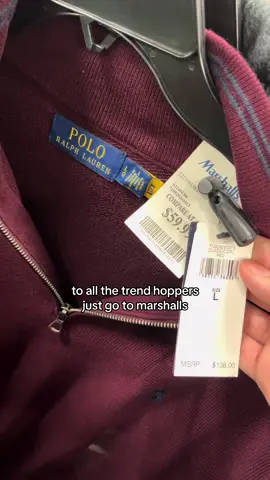 Save your self 150 buckss #marshalls #quarterzip #fyp #viral #ralphlauren 