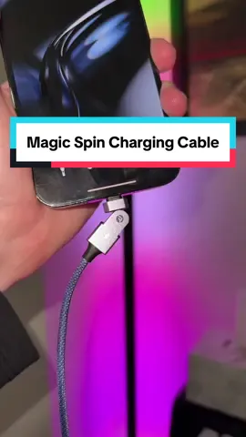 I got one to replace all my old charging cables! #iphonecharger #chargingcable #magicspincable #fastcharging #phonecharger 