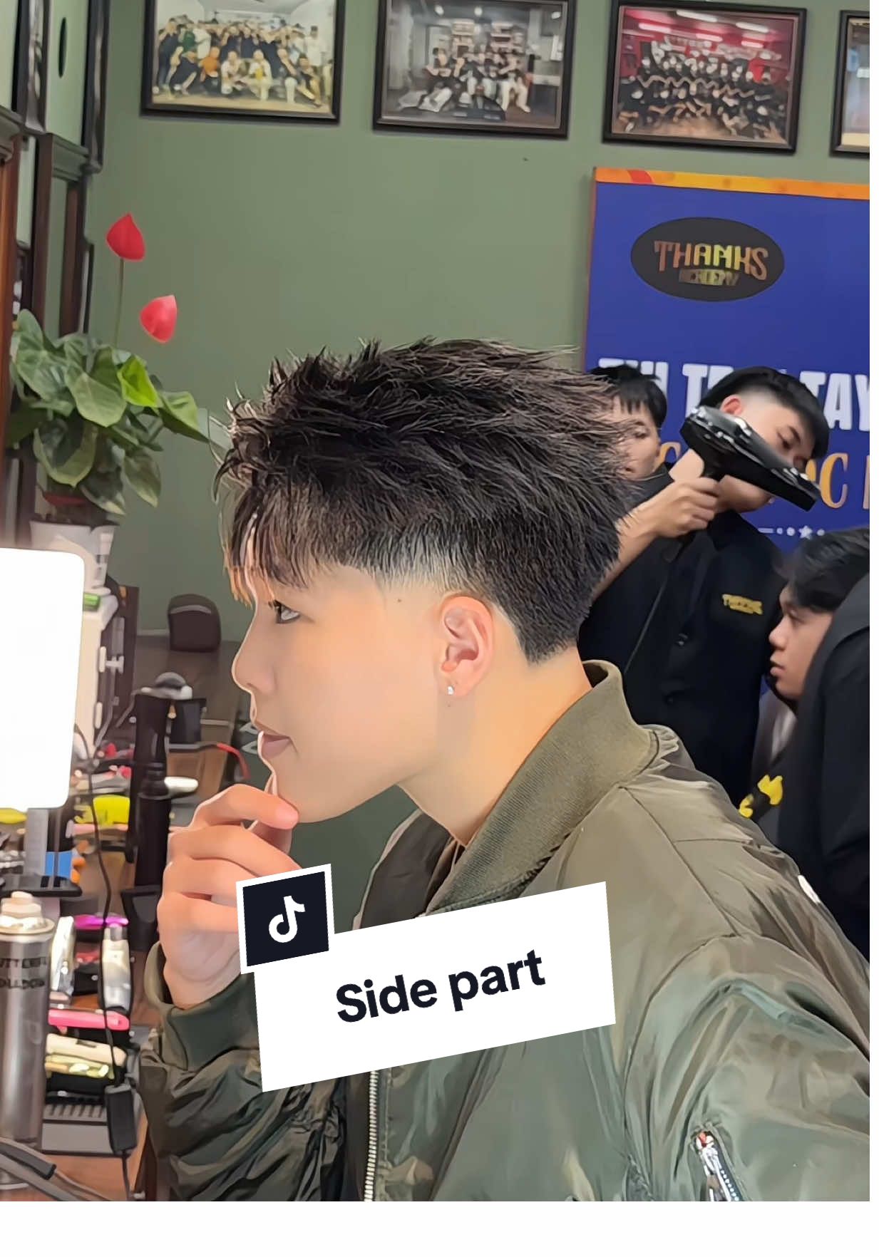Top những kiểu tóc được oder nhiều nhất tại thanks barber anh em tham khảo nhé 😍😍😍#ongthobarber #tocdep #xh #sidepart #texture 