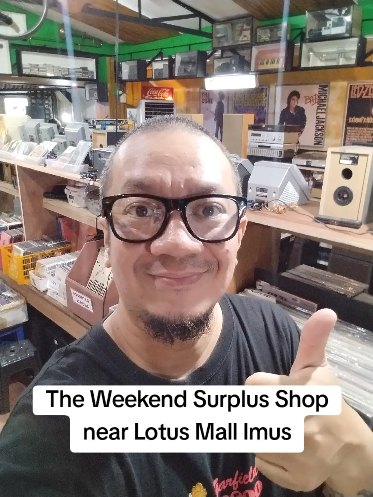 Tara na dito sa The Weekend Surplus Shop! Open from 10am to 7pm. Tara tara. Dig through a wide range of items from vinyls, cds, dvds, cassette tapes, vhs, ld, sound systems and many more. Lezgoooo! #retrohunterph #vintagefinds #pinoypicker #theweekendsurplusshop #vintageshop 
