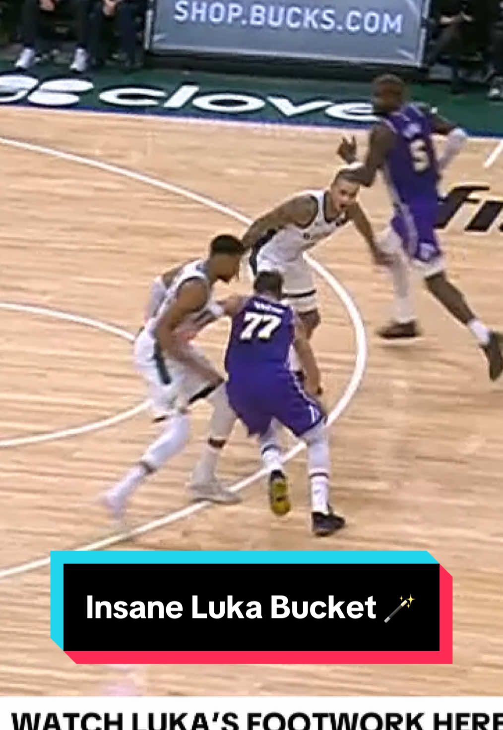 This bucket was something else 🔥 #NBA #Basketball #Lakers #Luka 