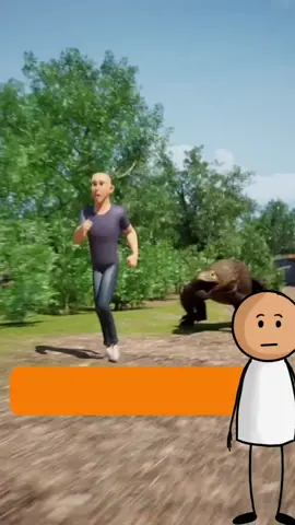 dragón de komodo corriendo