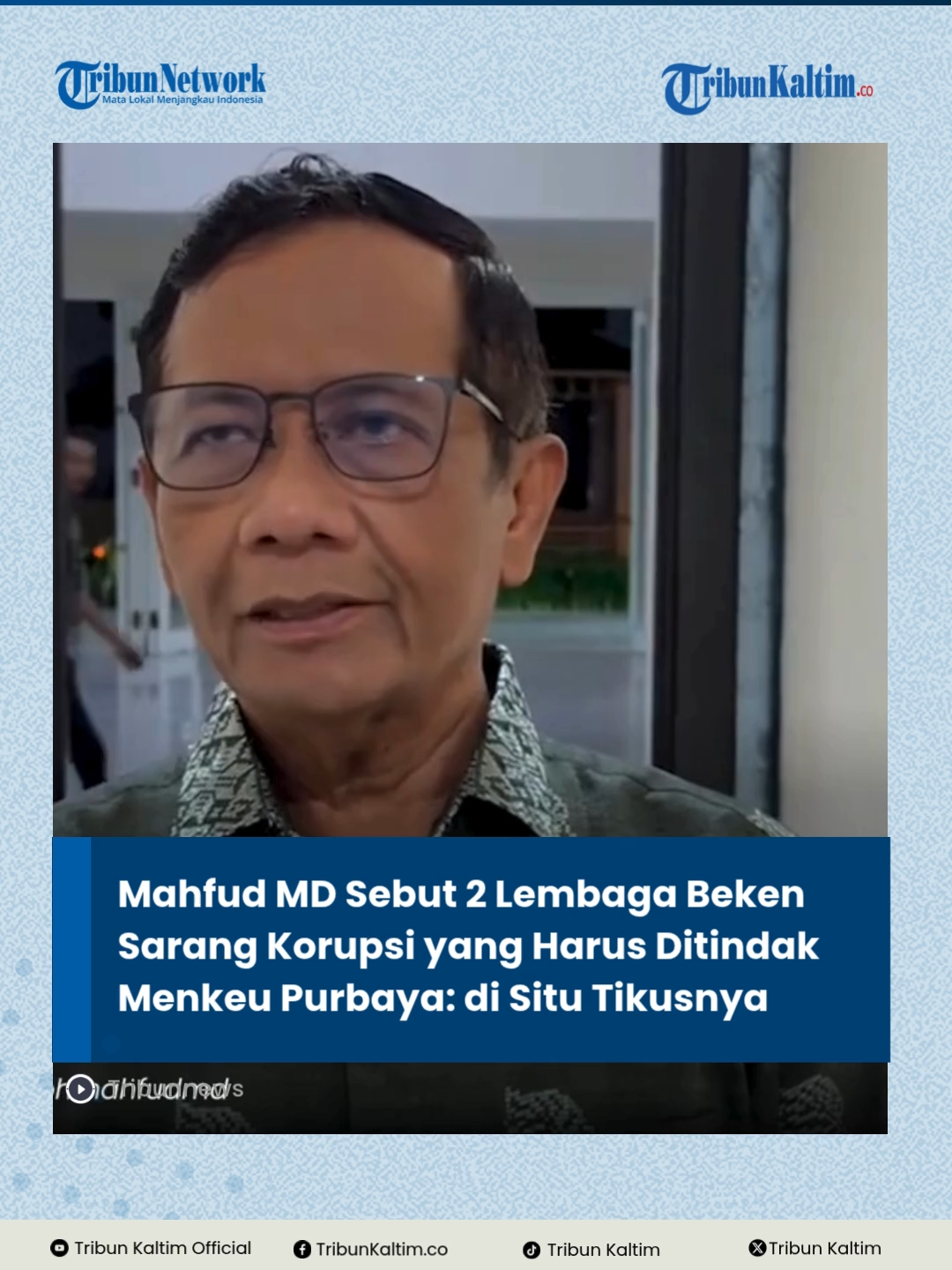 Mahfud MD memberi sinyal ke Menkeu Purbaya: bersihkan Ditjen Pajak dan Bea Cukai yang disebutnya sebagai “sarang korupsi”. Ia juga menegaskan bahwa pembayaran utang proyek Whoosh tidak boleh menghentikan penyelidikan korupsinya. “KPK harus tetap bergerak,” tegas Mahfud. #MahfudMD #Whoosh #DitjenPajak #BeaCukai #TribunKaltim