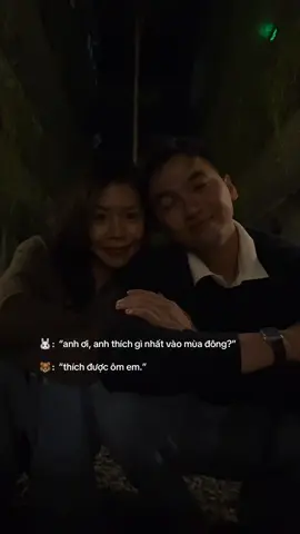 mùa đông sẽ ấm hơn khi trong tim có người mình thương 😊 #fyp #xh #couple #muadong 