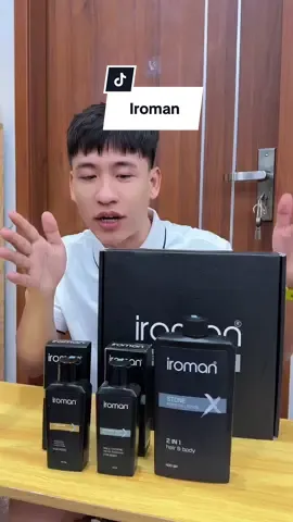 Hộp Quà Mạnh Mẽ IROMAN Tắm Gội #haohomhinh #ironman 