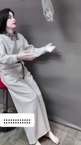 Bộ Nỉ Bông Màu Ghi Xám Cổ Cao #setninu #setninuxinh #bothudongnu #xuhuongtiktok 