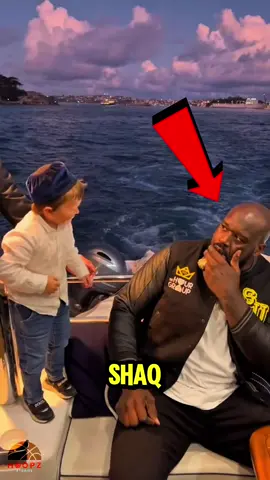 SHAQ GOT KOed BY HASBULLA 😂 #basketball #shaq #hasbulla 