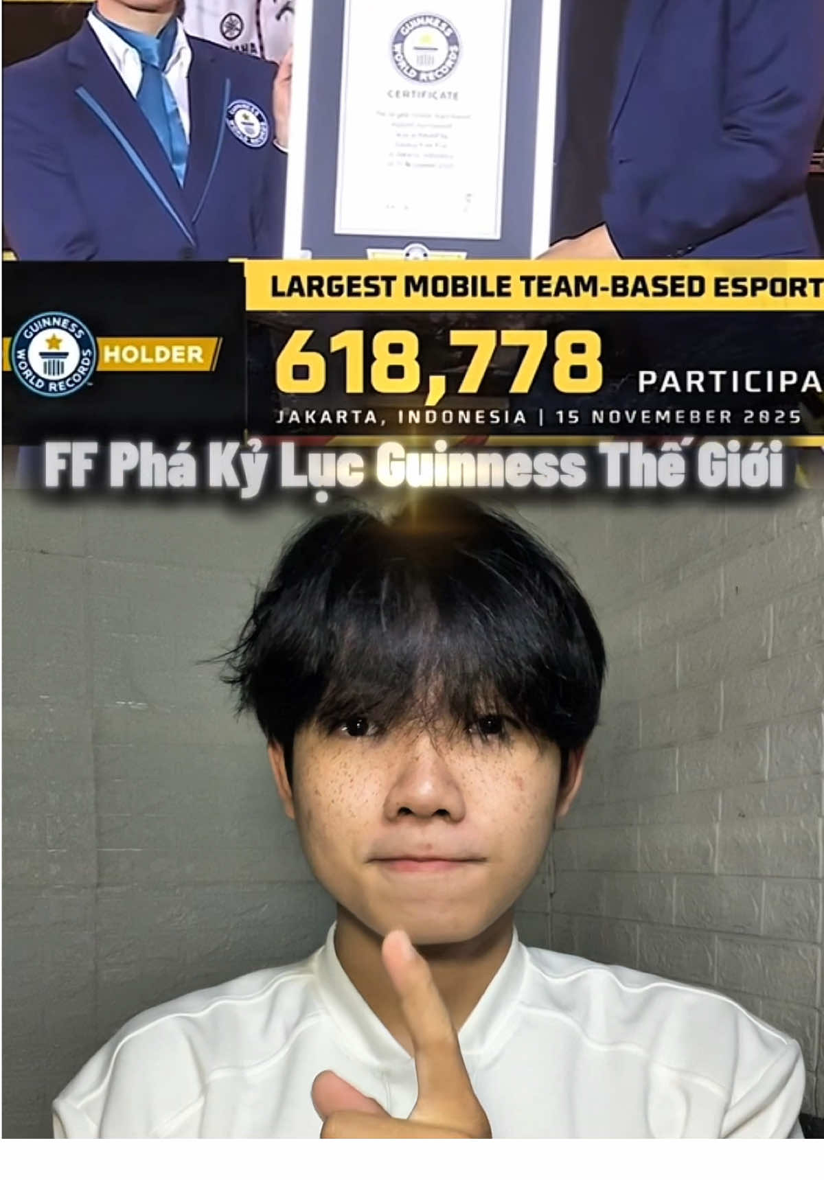 FF Đạt Kỷ Lục Guinness Thế Giới🔥#FFWSGF2025 #therisingjourney #ffwsgf2025kol #WhatToPlay #freefire 