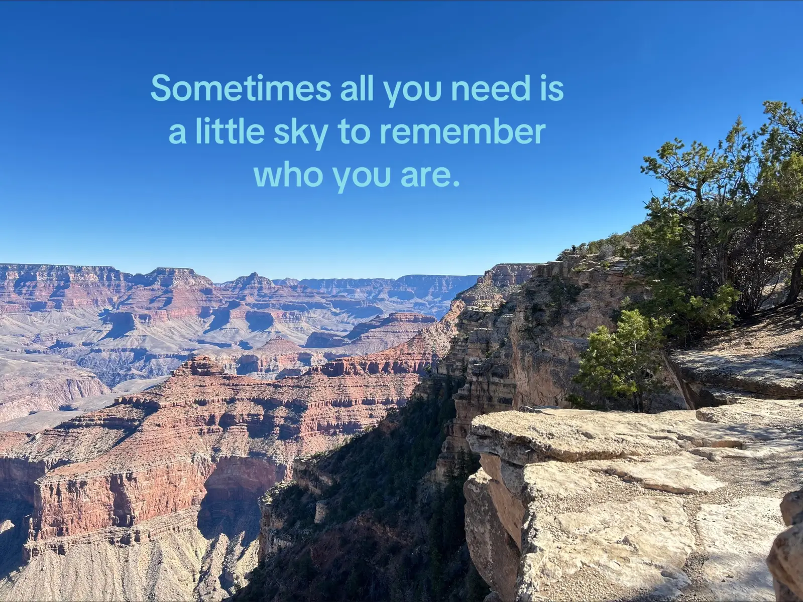 The canyon doesn’t shout. It just reminds you to breathe. #phototrend #chrstiantiktok #womenover50 #grandcanyon #sevenwonders 