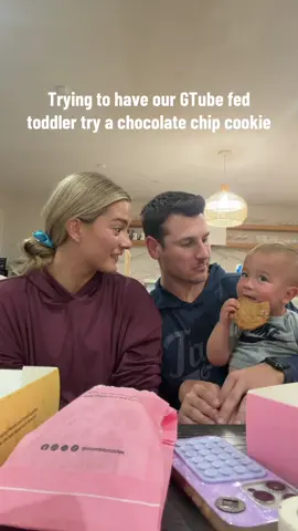 Literal tears in my eyes when he tasted the crumb! Little wins people - little wins! #gtube #crumblecookie #crumbl 