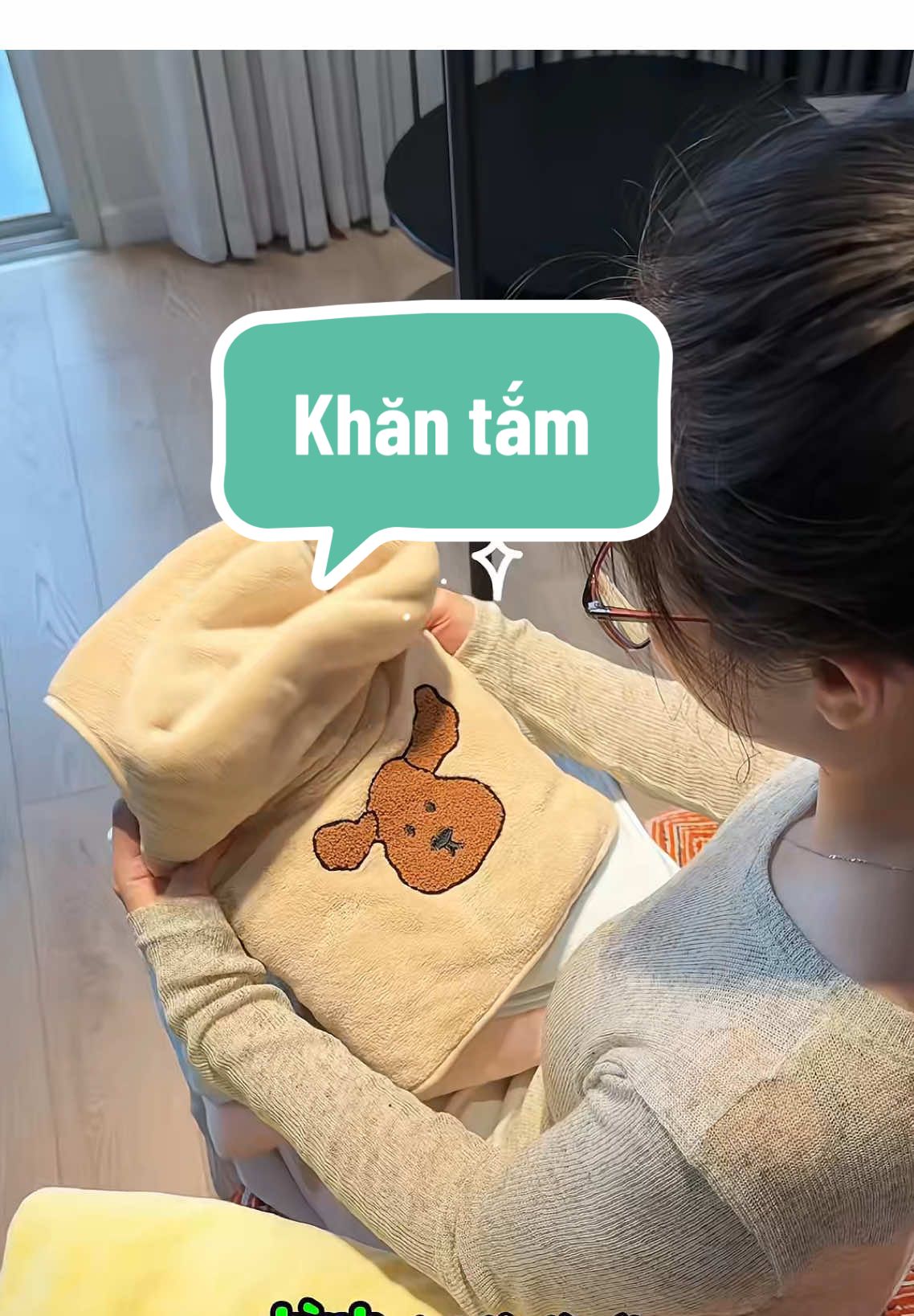 Hãng khăn tắm nhà mình dùng thích ra mẫu mới có cả hình thú ngỗ nghĩnh các bác ạ #metayreview #khantam #khantamcotton #khantamsanho #khantam 