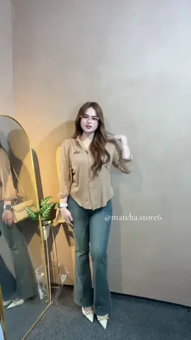 Pecinta warna mocca wajib punya sihh😍😍#fyp #sipalingaffiliate #kemeja #viral #atasanwanita 