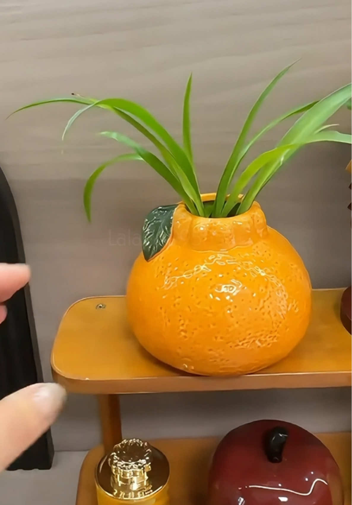 Bình cắm hoa quả cam bằng gốm #binhcamhoagomsu #binhcamhoa #xuhuong #lalap1995 