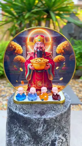 Tranh thần tài may mắn #xuhuongtiktok #tranhthantai #tranhtrangguong 