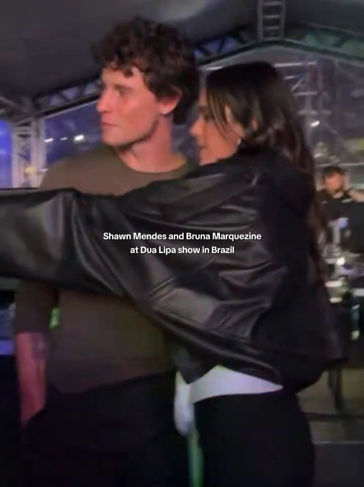 Shawn Mendes and Bruna Marquezine at Dua Lipa show in Sao Paulo, Brazil 👀 #shawnmendes #brunamarquezine #dualipa #foryou #foryoupagе 