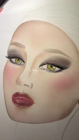 Part 53: First time painting with makeup. What do you think?  @M.A.C Cosmetics Store  eyeshadow pallet  #facechart #makeup #art #artmakeup #beauty 