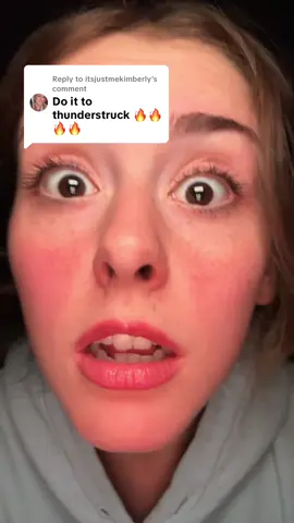 Replying to @itsjustmekimberly You almost broke my eyebrows. 🥲 #acdc #eyebrows #dance #fyp #rockmusic 