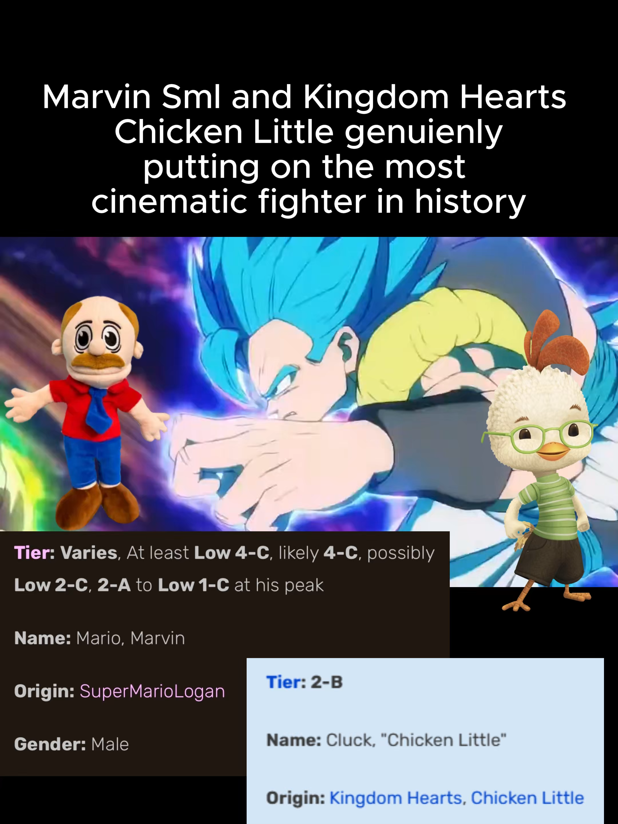 Vs battle wiki is crazy #Sml #Marvin #vsbattlewiki #VsBattle #Chickenlittle #Kingdomhearts #Awshucks #Smlmarvin #fyp #fypシ #fypシ゚viral