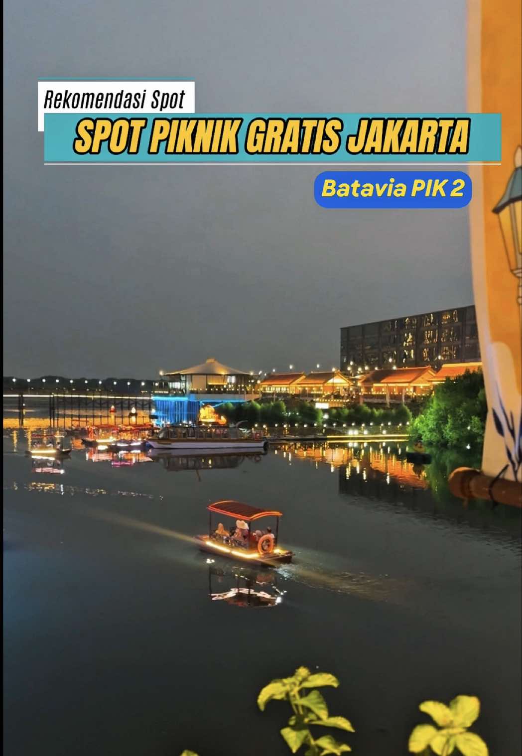 Udah pernah ke sini? Kalo belum mau ajak siapa? 🤩🫵🏻 Tag orangnya di komen.. . #bataviapik2 #placetogojkt #spotgratisjakarta #boysukajalan #pertunjukanairmancur 