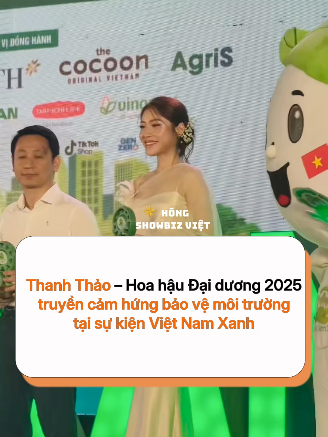 Thanh Thảo – Hoa hậu Đại dương 2025 truyền cảm hứng bảo vệ môi trường tại sự kiện Việt Nam Xanh #HoahauThanhThao #HoahauDaiduongVietnam2025 #hongshowbizviet #sgsmedia