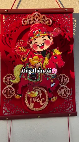 Ông thần tài trưng tết may mắn #tet2026🧧🧨🎆 #trangtri #ôngthantai #phukientrangtritet 