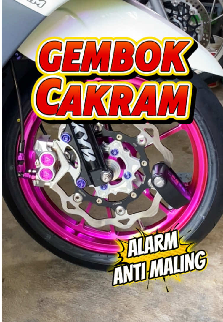 Gembok Alarm Aman Kuat👍 #gembokalarm #gembokpiringan #gembokmotor #kuncipengamanmotor #gembokantimaling 