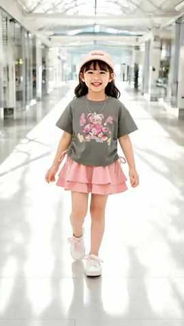 Setelan One Set Baju lengan pendek dan rok pendek sangat di rekomendasikan ada dua macam warna cek keranjang kuning mungkin menarik bunda  #setelanwanita #rekomendasioutfit #bajuanak #rok #bajumurah 