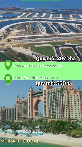 Trong tương lai liệu Cần Giờ có trở thành Palm Jumeirah thứ 2 hay đẳng cấp hơn ? #vinhomescangio #vinhomesgreenparadise #cangio #dubai #palmjumeirah 