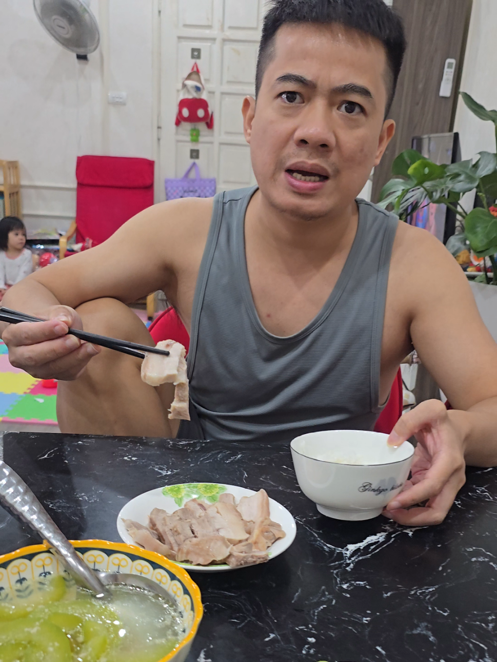 thịt luộc chấm nước mắm #anuong #vochong #dayvo #giadinh #nuocmamlangchaixua 