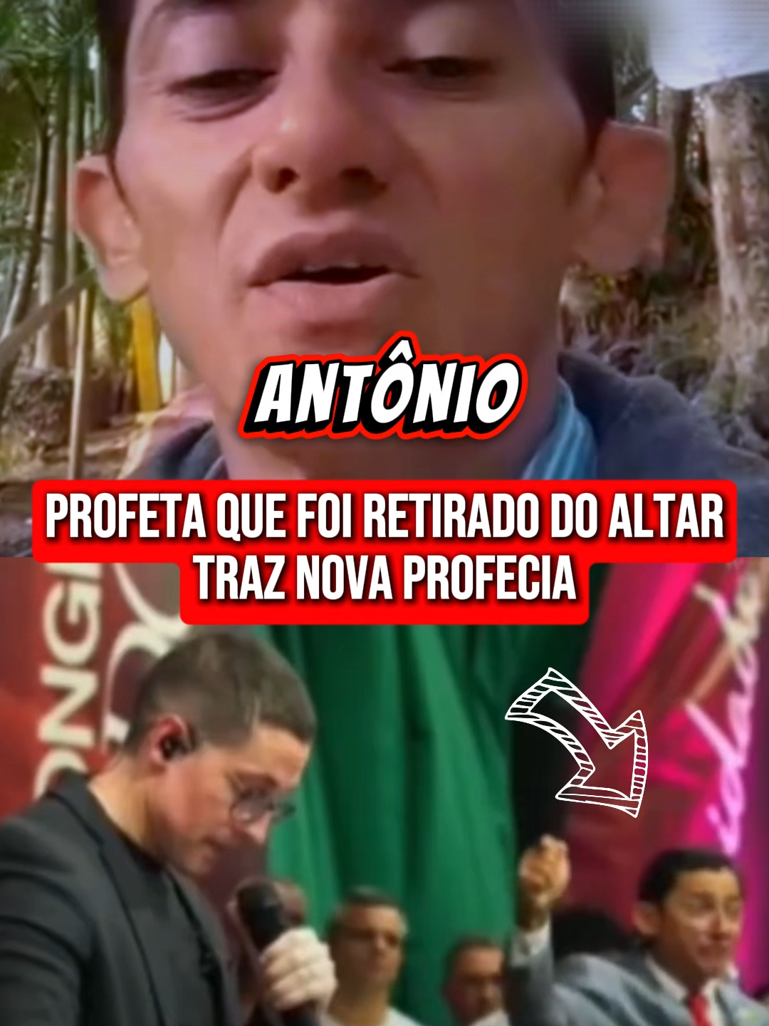 Após polêmica, profeta que interrompeu Jefferson surge com nova profecia #profeta #profecia