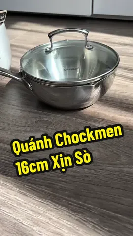 Quánh Chockmen 16cm Inox Liền Nguyên Khối Cao Cấp #giadung #elmich #tiktoklifestyle #quanhinox #quanhinox304 