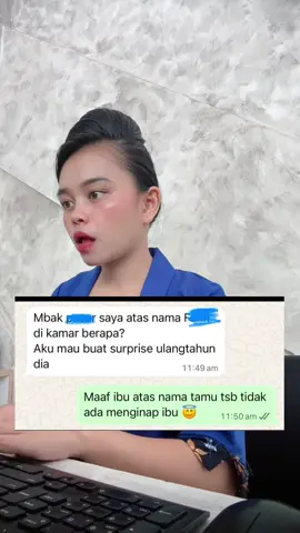 She know  #hotel #hotelier #receptionist #resepsionishotel #fyp 