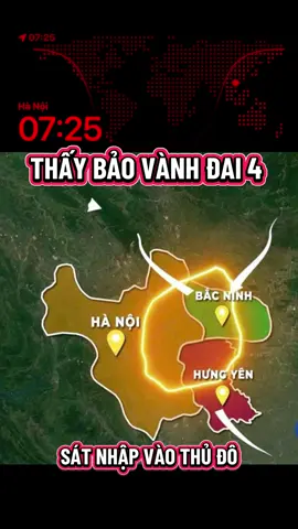 trên mạng đồn là vành đai 4 vùng thủ đô sẽ sát nhập vào thủ đô ah các bác , nếu vậy vùng hưng yên , bắc ninh vd4 chạy qua lại ngon !#xuhuong #suhuongtiktok #hanoi #satnhap2025 #phattrienkinhte 