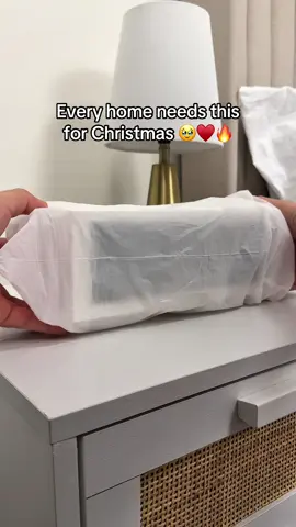 Officially my favourite Christimas decoration🥹✨ #humidifier #diffuseraromathearpy #christmasdecor #diffuser It is an aroma diffuser and humidifier with a fireplace design