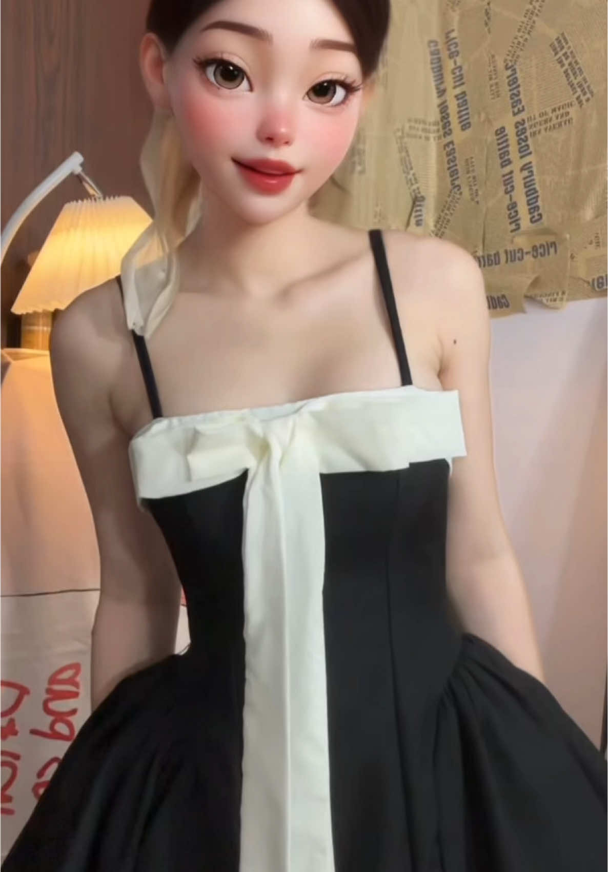 Đầm tiểu thư 2 dây #vay #vayxinh #đầm #đầm_xinh #đầmdựtiệc  @Búp Bê review 🫦 