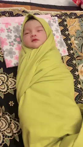 #masyaallahtabarakkallah #bayi baru lahir di bedong #bayi cantik putih bersih #fyp 