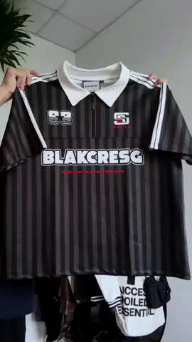 Áo polo boxy phối kẻ sọc #aopolo #macdepmoingay #phoidoxinh #xuhuong #fypツ 