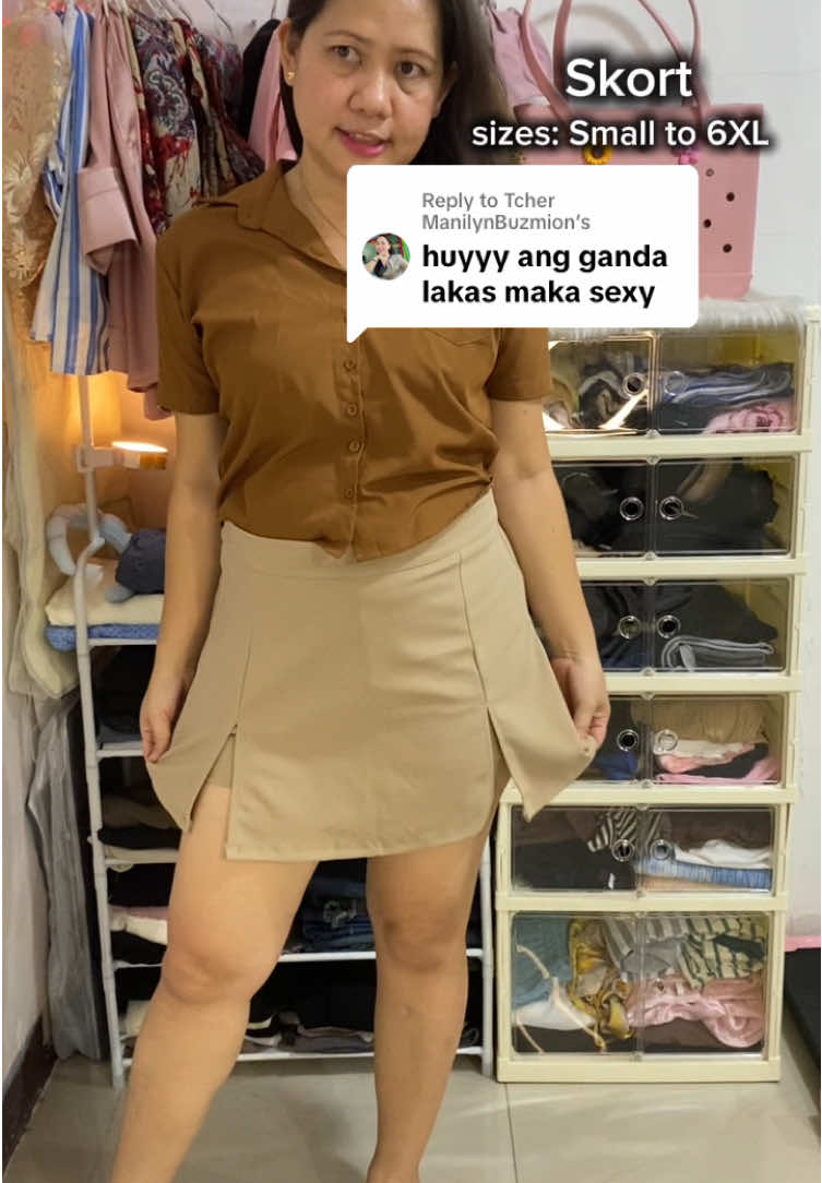 Replying to @Tcher ManilynBuzmion mini skirt skort with side slit highwaist skort #skort #skirt #miniskirt #highwaistskirt #womenswear 