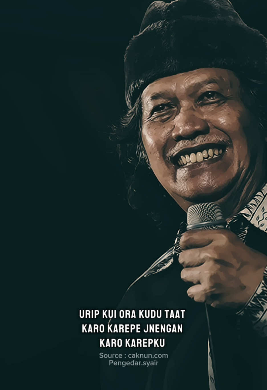 Manusia hanya merencanakan, tetapi Nafas Tuhanlah yang menggerakkan setiap helaian takdirmu. #caknun #caknunquotes #maiyah #maiyahan #maiyahnusantara 