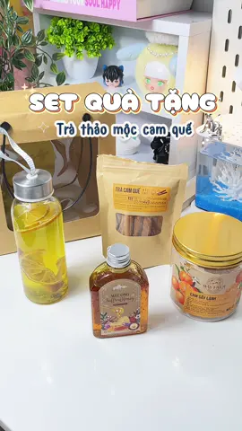 Set quà siu ý nghĩa luôn, uống lại tốt cho skhoe nữa chứ #trathaomoc #matongsaffron #quatang #quatangynghia #mochuongson 